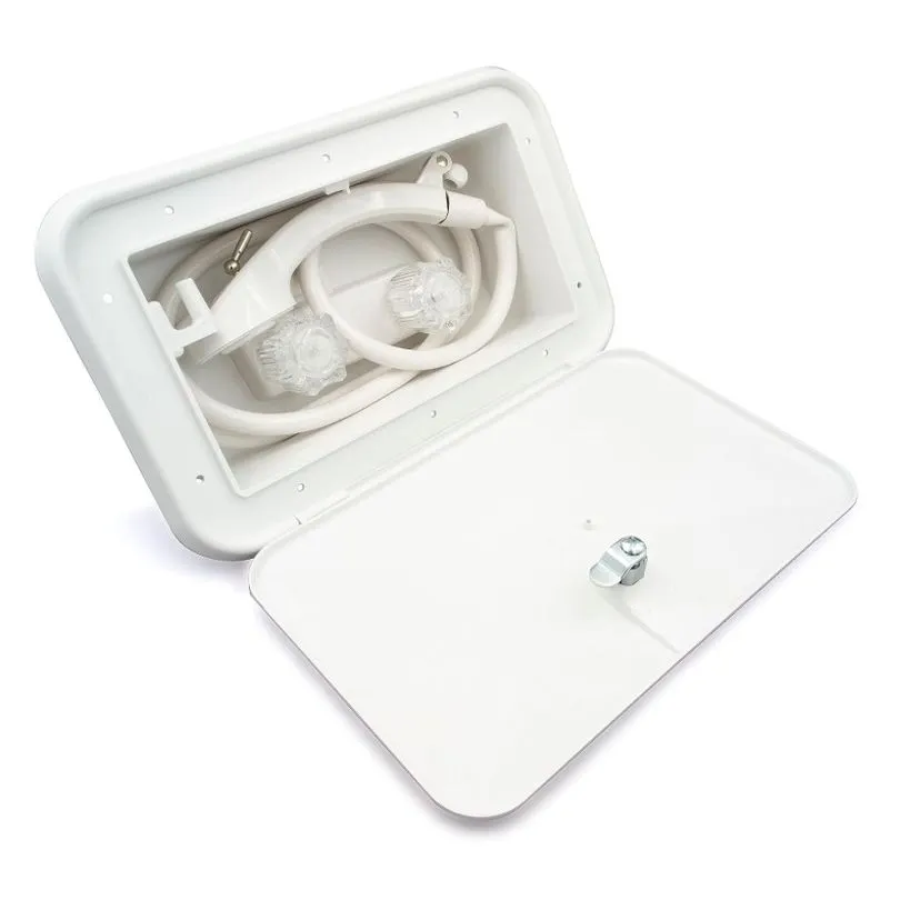 EXTERIOR SHOWER & BOX WHITE